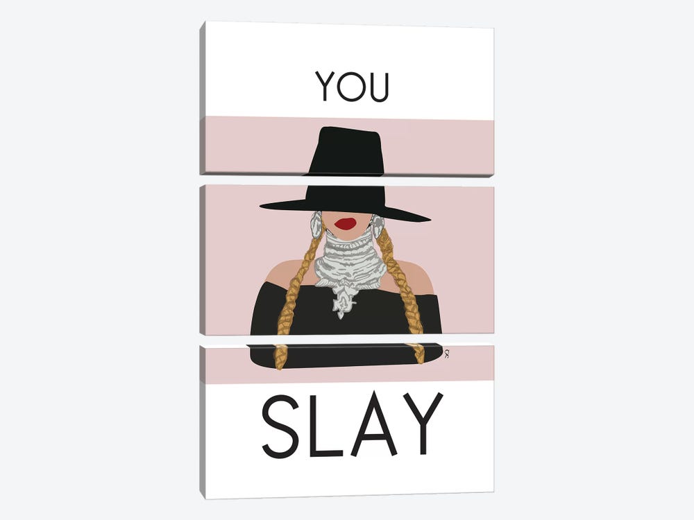 You Slay Beyonce by GNODpop 3-piece Canvas Wall Art