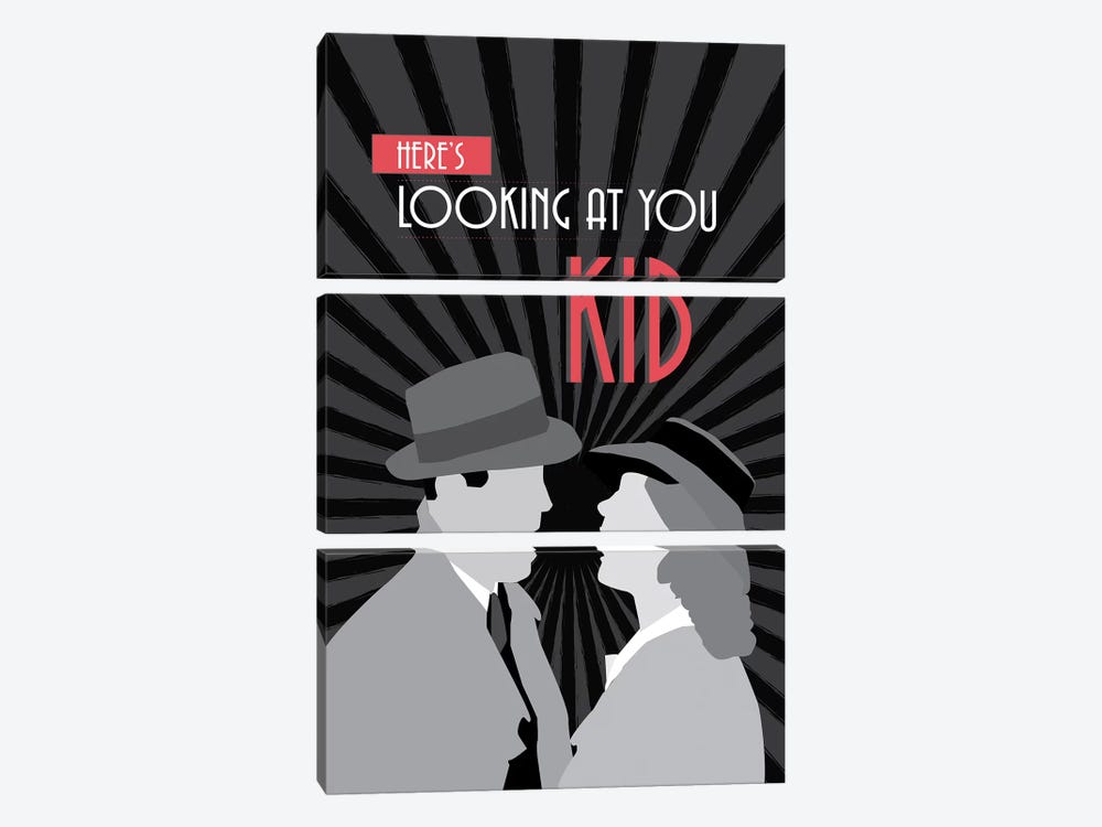 Here's Looking At You by GNODpop 3-piece Canvas Art Print