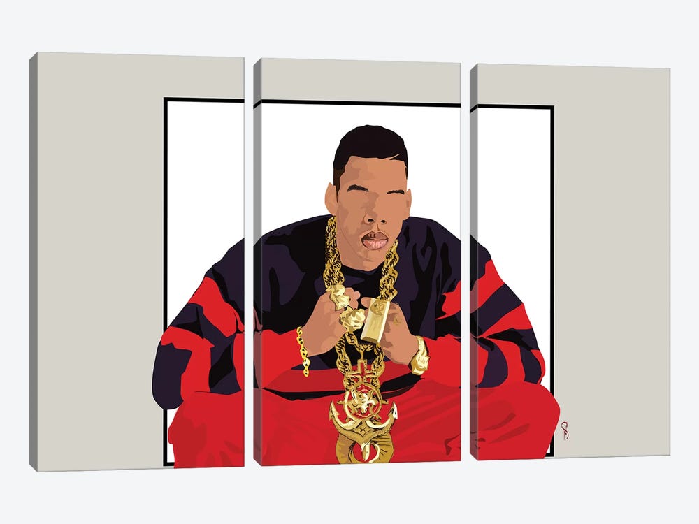 Jay-Z - I Will Not Lose by GNODpop 3-piece Canvas Print
