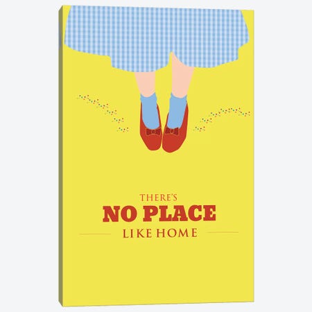 No Place Like Home Canvas Print #GND46} by GNODpop Canvas Print