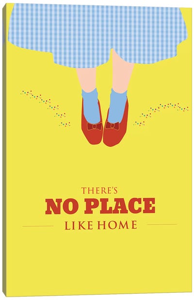 No Place Like Home Canvas Art Print - The Wizard Of Oz
