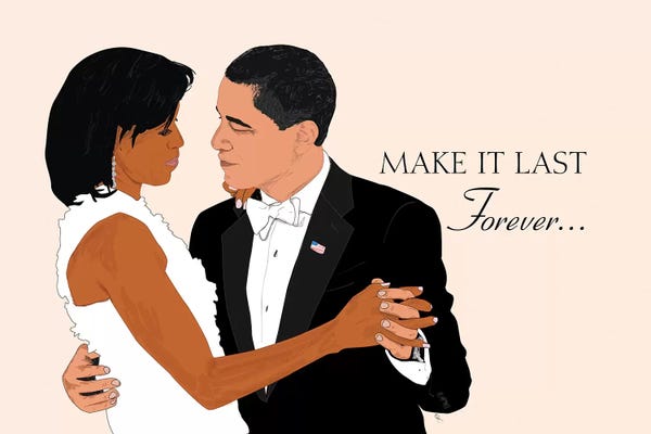 African American Art: Obamas - Make It Last Forever by GNODpop