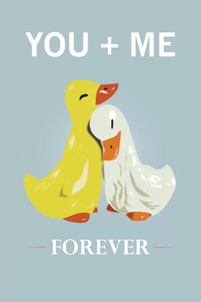 You And Me by GNODpop framed canvas print