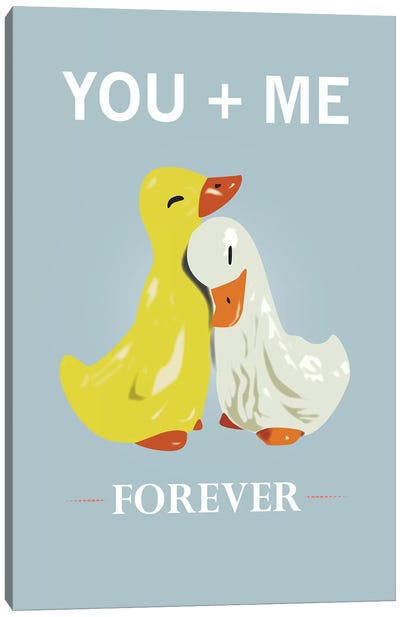 You And Me Canvas Art Print - Art by Black Artists
