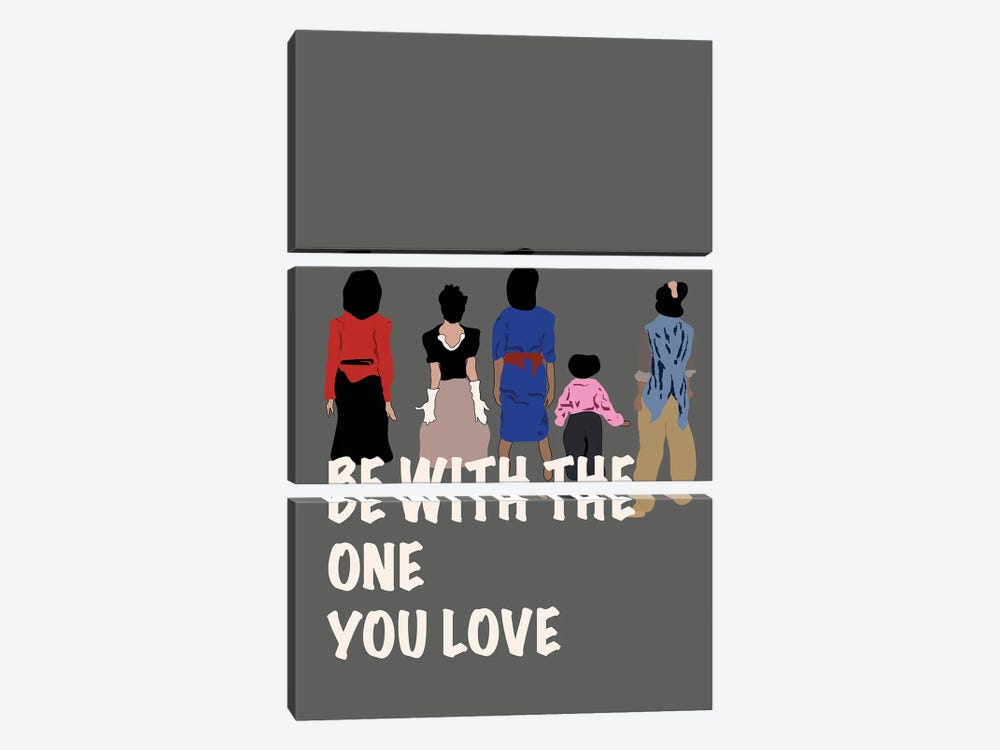 Be With The One You Love by GNODpop 3-piece Art Print