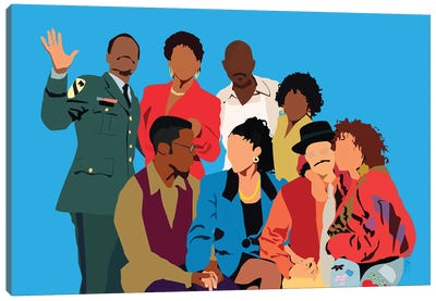 It's A Different World Canvas Art Print - Sitcoms & TV Comedy