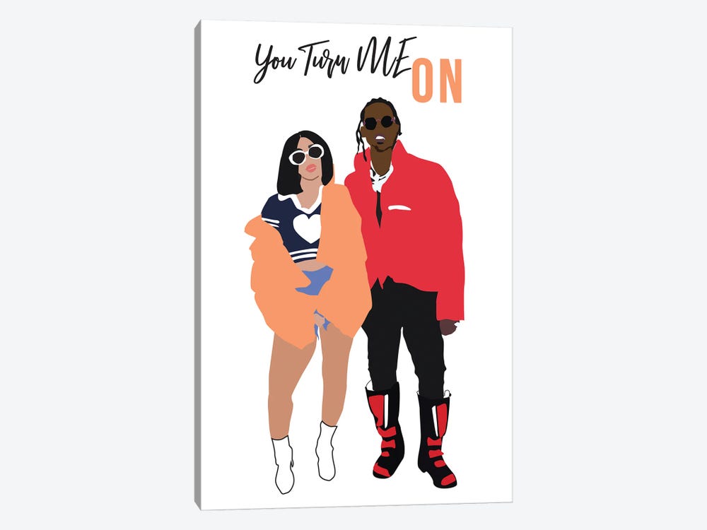 You Turn Me On by GNODpop 1-piece Canvas Art