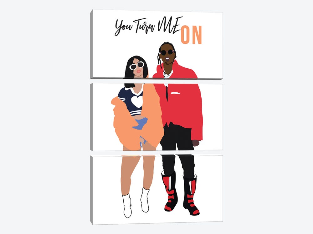 You Turn Me On by GNODpop 3-piece Canvas Artwork