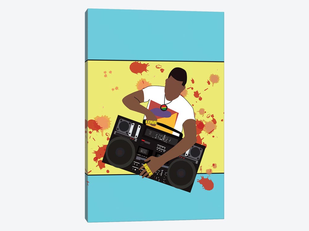 Do The Right Thing - Radio Raheem by GNODpop 1-piece Canvas Print
