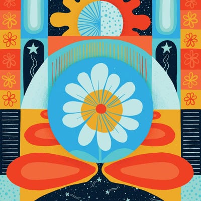 Shapeship by Sarah Goone canvas print