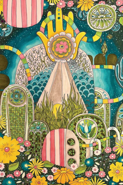In The Garden Where We All Hold The Truth by Sarah Goone wall art