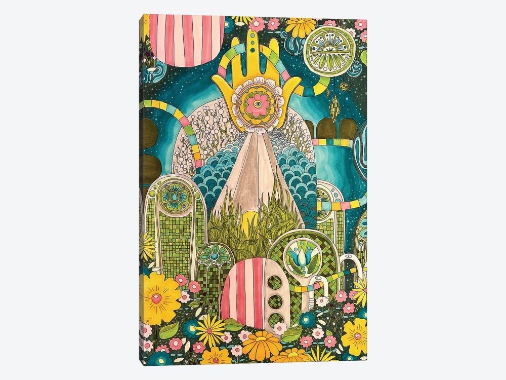 In The Garden Where We All Hold The Truth by Sarah Goone 1-piece Canvas Print