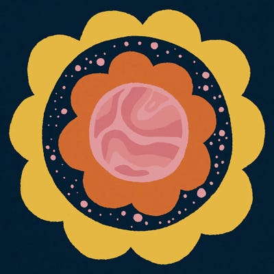 Flowerverse by Sarah Goone canvas print