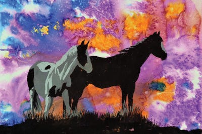 Hopeful Horizon by Gen Farrell framed canvas print