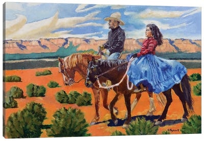 Legacy Canvas Art Print - Cowboy & Cowgirl Art