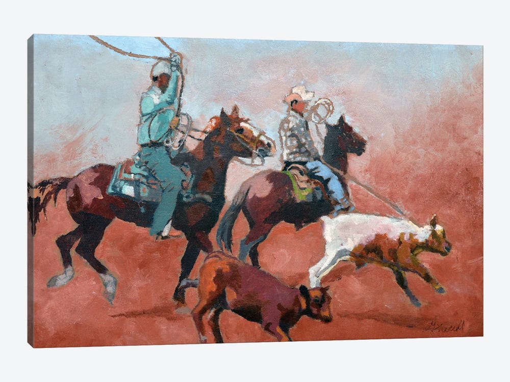 Red Dust by Gen Farrell 1-piece Canvas Print