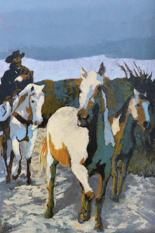Two Are Trouble by Gen Farrell wall art