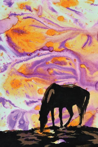 A Sip Of Water by Gen Farrell framed canvas print