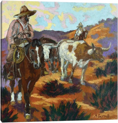 Chisholm Trail Canvas Art Print - Gen Farrell