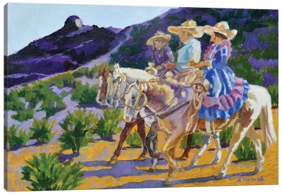 Family Tradition Canvas Art Print - Western Décor