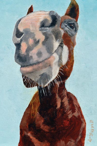 Smile by Gen Farrell multi panel art