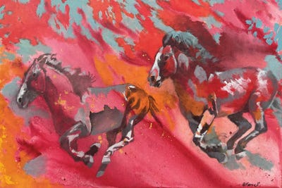 Wind Chasers by Gen Farrell multi panel art