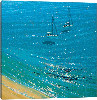 Turquoise Bay Canvas Art Print - Gordon Hunt