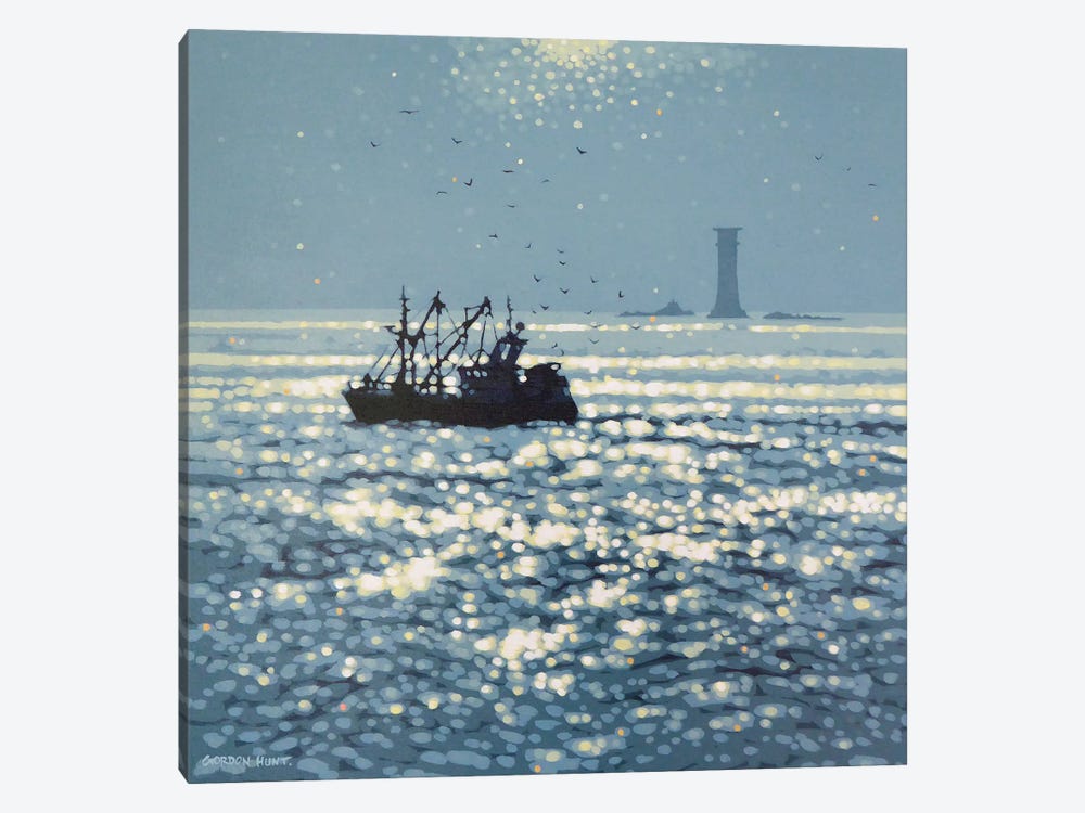 Passing The Lighthouse by Gordon Hunt 1-piece Canvas Art Print