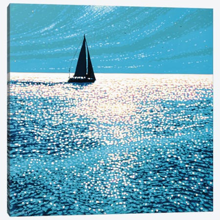 Sailing The Sparkling Sea I Canvas Print #GNH13} by Gordon Hunt Canvas Print