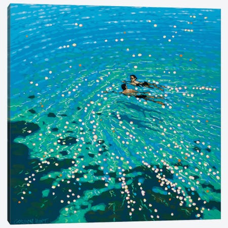 Chit Chat Swim Canvas Print #GNH18} by Gordon Hunt Canvas Print