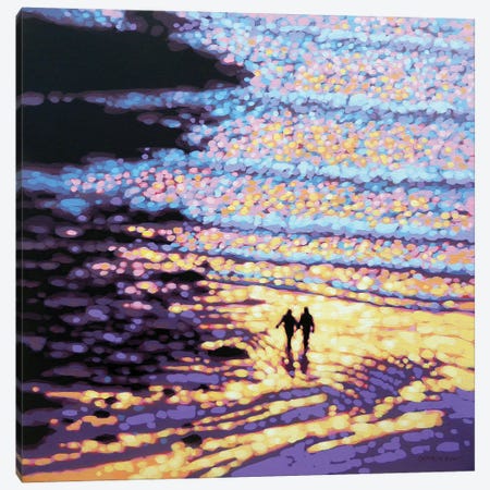 Sunset Stroll Canvas Print #GNH1} by Gordon Hunt Canvas Wall Art