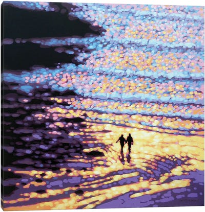 Sunset Stroll Canvas Art Print - Gordon Hunt