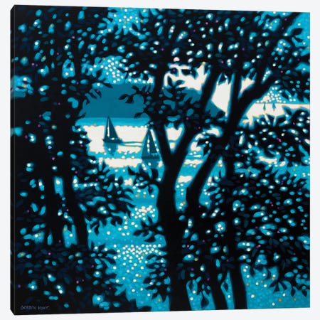 Through The Trees Canvas Print #GNH20} by Gordon Hunt Canvas Art