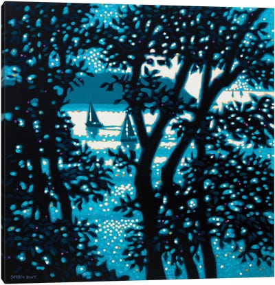 Through The Trees Canvas Art Print - Gordon Hunt