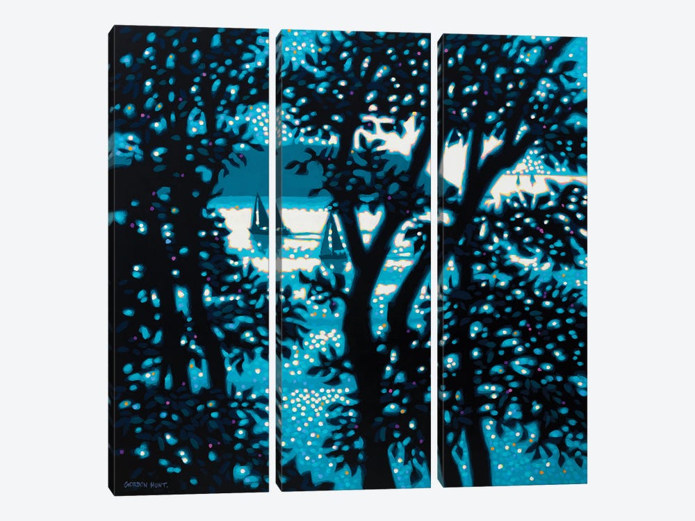 Through The Trees by Gordon Hunt 3-piece Canvas Print
