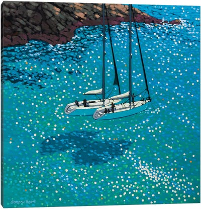 Turquoise Bay Rendezvous Canvas Art Print - Gordon Hunt
