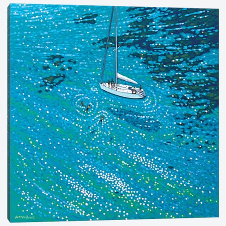Swim Stop Canvas Print #GNH24} by Gordon Hunt Canvas Art Print