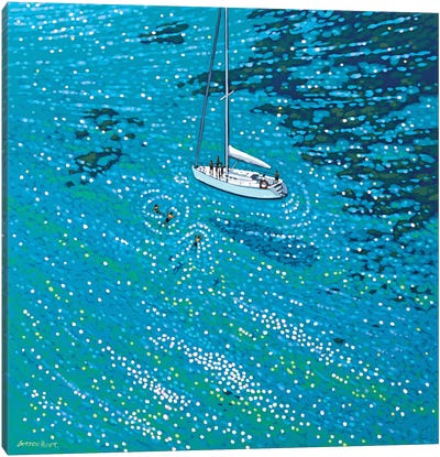 Swim Stop Canvas Art Print - Gordon Hunt