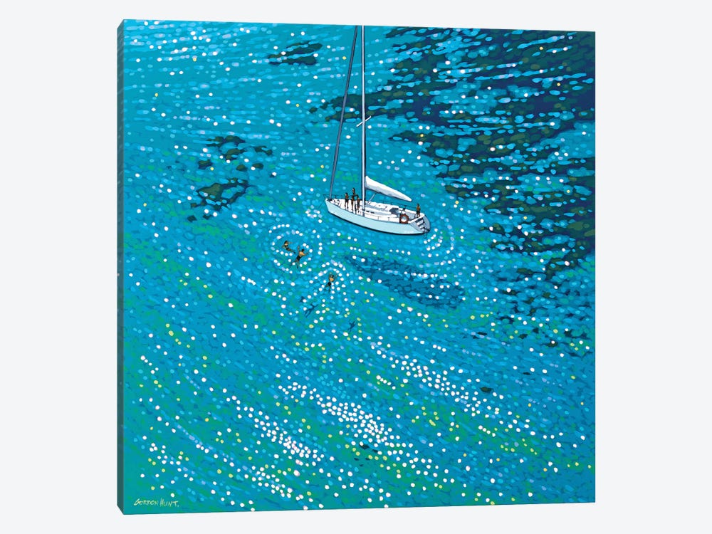 Swim Stop by Gordon Hunt 1-piece Canvas Print