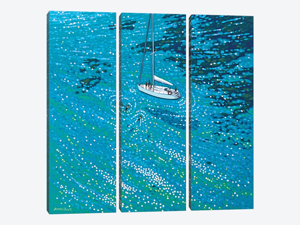 Swim Stop by Gordon Hunt 3-piece Art Print