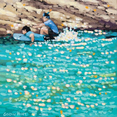 Onto The Rocks by Gordon Hunt canvas print