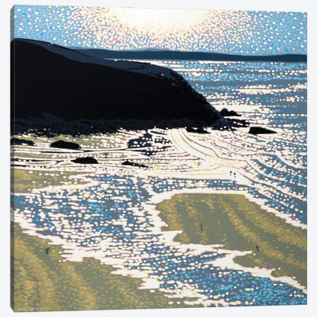 Beach Sparkles Canvas Print #GNH26} by Gordon Hunt Art Print