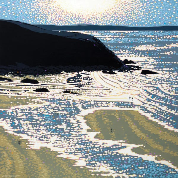 Large Coastal Art - Canvas Prints: Beach Sparkles by Gordon Hunt