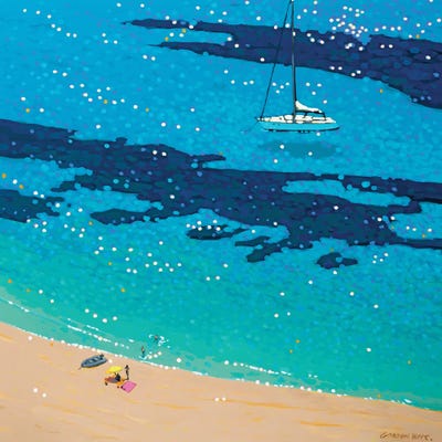 Picnic On The Beach by Gordon Hunt canvas print