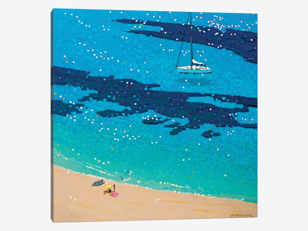 Picnic On The Beach by Gordon Hunt 1-piece Canvas Wall Art