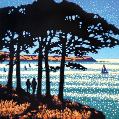 Coast Path Sunshine by Gordon Hunt canvas print