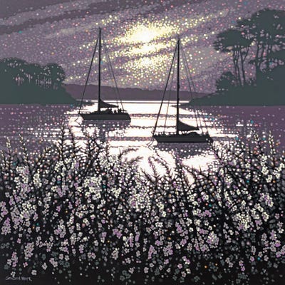 Blackthorn Blossom In Morning Light by Gordon Hunt framed canvas print