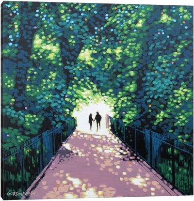 Evening Walk Together Canvas Art Print - Gordon Hunt