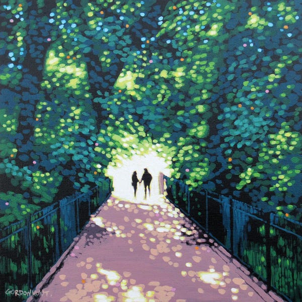 Romantic Bedroom (Couples): Evening Walk Together by Gordon Hunt