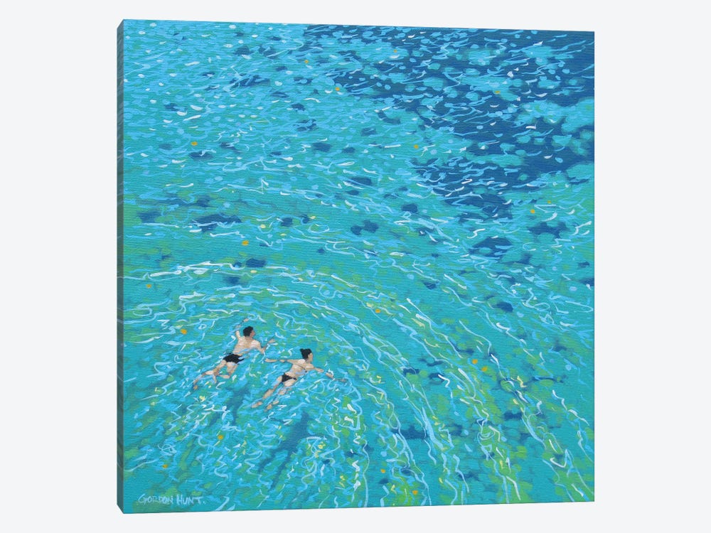 Wild Swim by Gordon Hunt 1-piece Canvas Art Print